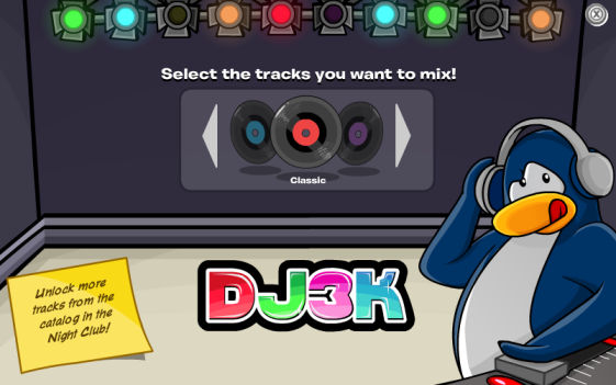 DJ3K screen